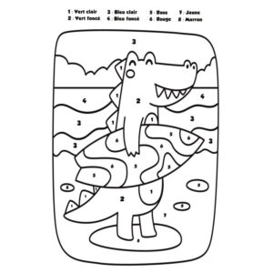 200 Dessins aux numéros à colorier