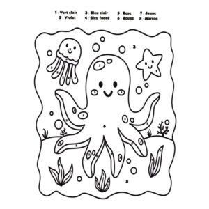 200 Dessins aux numéros à colorier