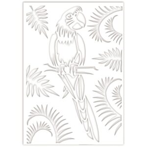Assortiment de 6 pochoirs Animaux sauvages A4