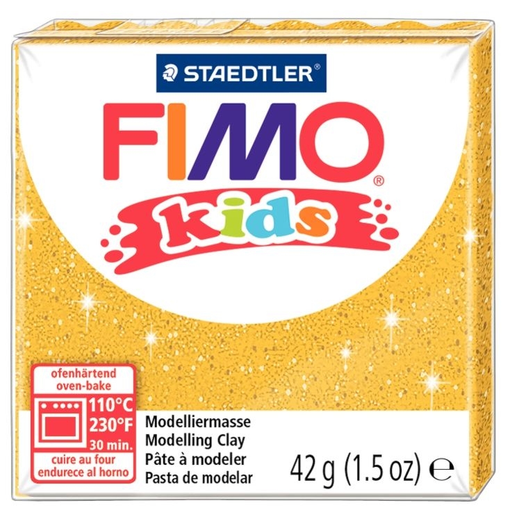 Atelier Fimo Kids, 16 pains de 42 grammes de pâte à modeler