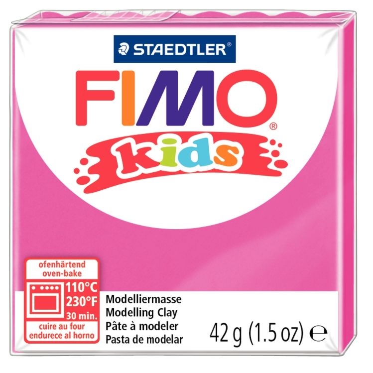 Atelier Fimo Kids, 16 pains de 42 grammes de pâte à modeler