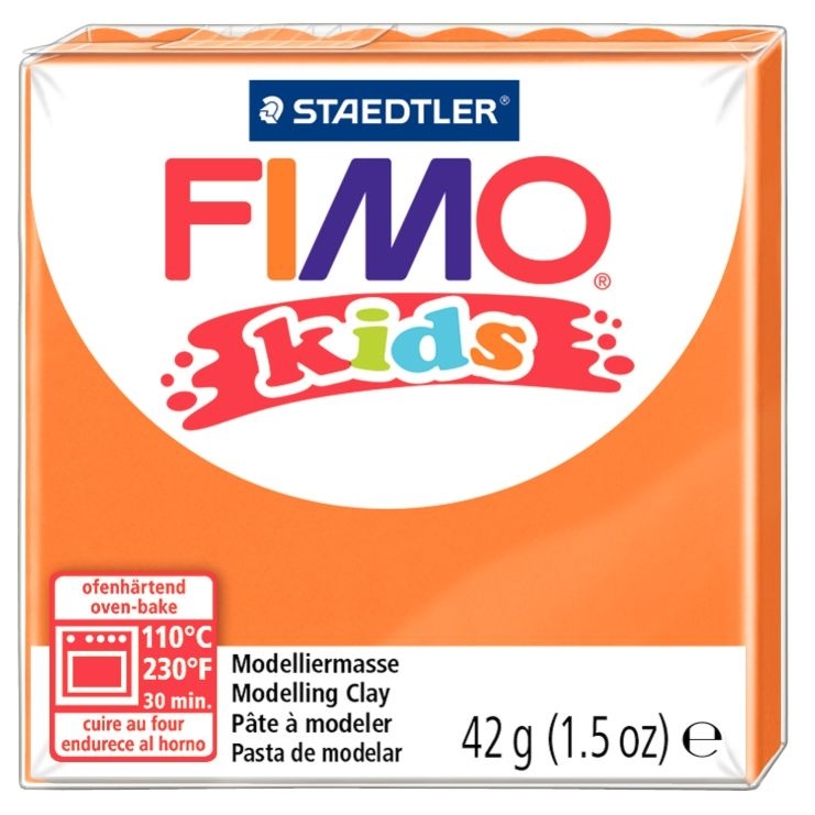 Atelier Fimo Kids, 16 pains de 42 grammes de pâte à modeler