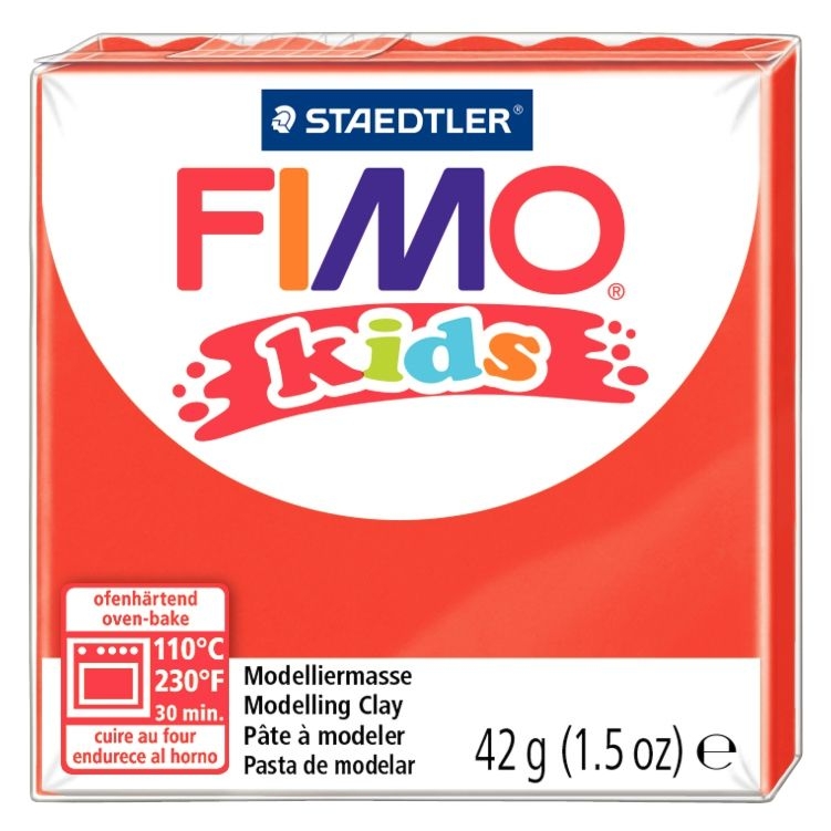 Atelier Fimo Kids, 16 pains de 42 grammes de pâte à modeler