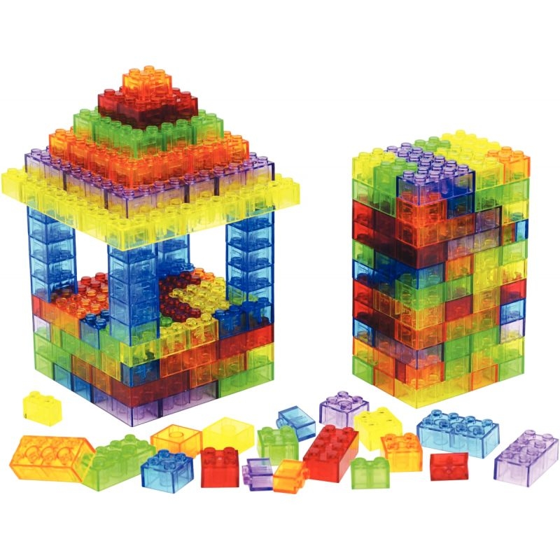 Bac de 1000 briques translucides, petit modèle