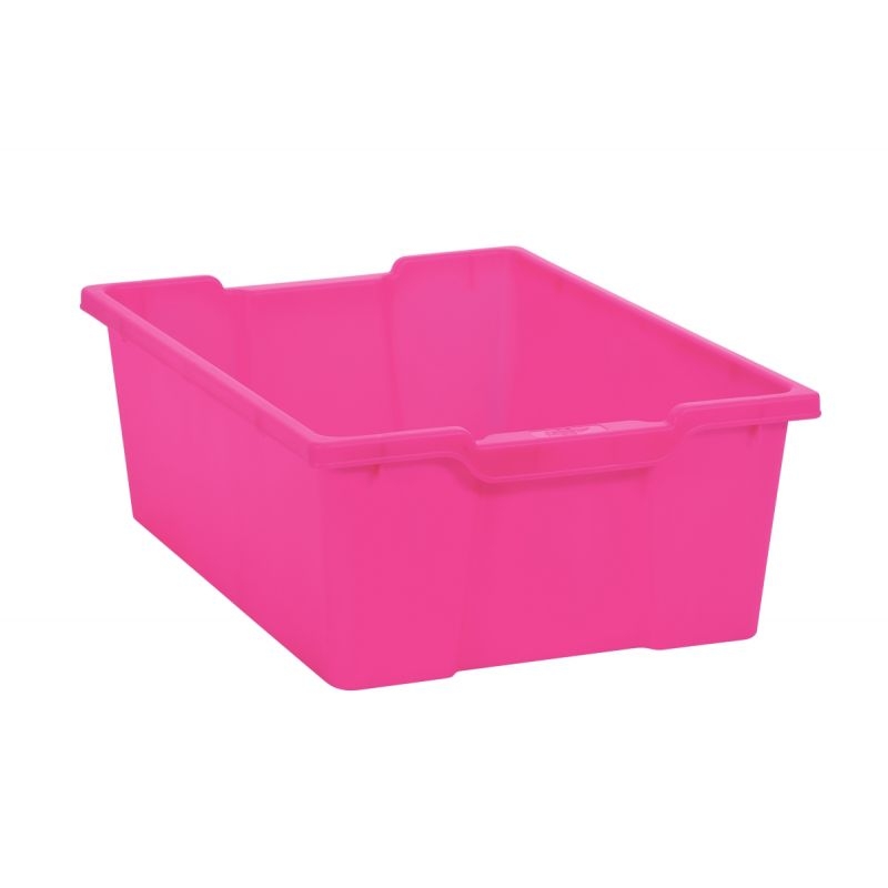 Bac en plastique grand modèle fuchsia