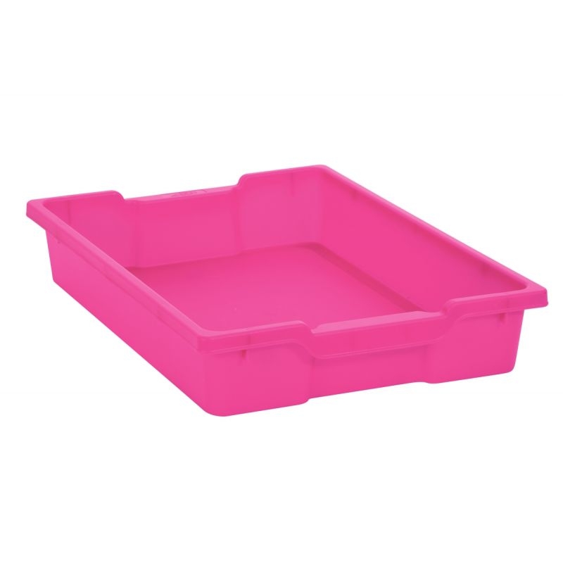 Bac en plastique petit modèle fuchsia