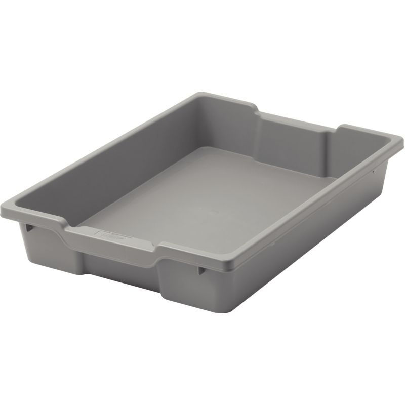 Bac plastique petit modèle gris