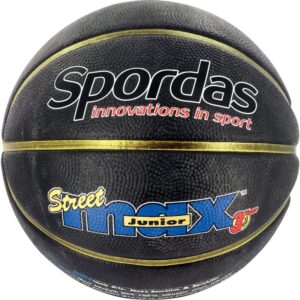Ballon de basket taille 5 noir extérieur