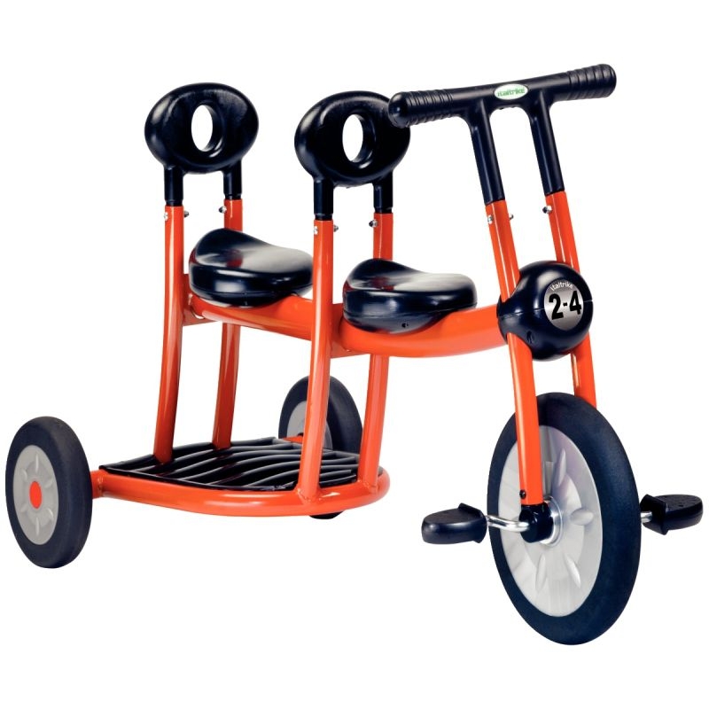 Bi-Tricycle 2 Places Orange