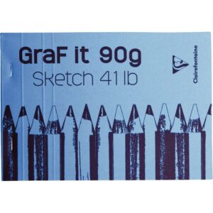 Bloc croquis blanc Graf It format 14,8 x 21 cm