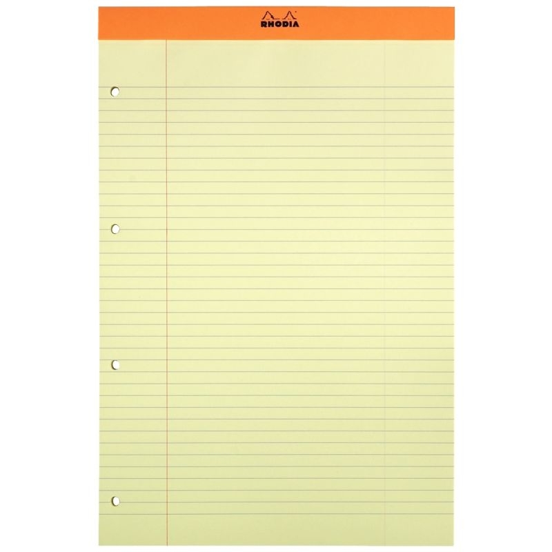 Bloc de bureau 80 feuilles jaune