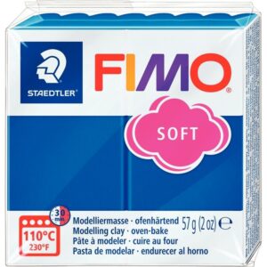 Bloc de pâte à modeler Fimo Soft, 57 grammes bleu pacifique