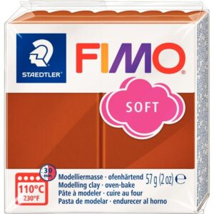 Bloc de pâte à modeler Fimo Soft, 57 grammes caramel