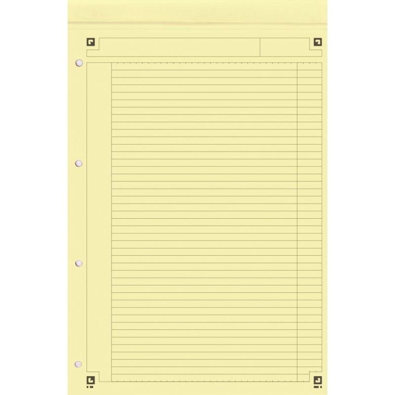 Bloc NOTEPAD 80 feuilles jaune