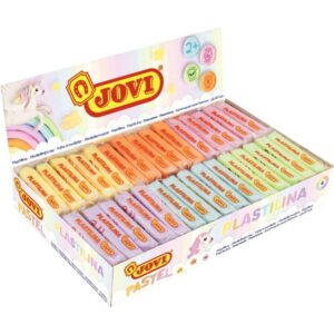 Boite 30 pains 50g plastilina  pastel