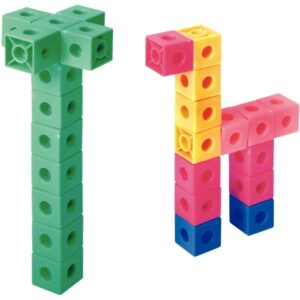 Boite de 24 fiches d’activités pour le jeu de construction cubes colorés