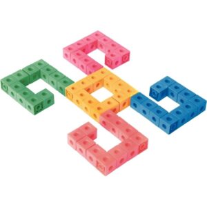 Boite de 24 fiches d’activités pour le jeu de construction cubes colorés