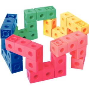 Boite de 24 fiches d’activités pour le jeu de construction cubes colorés