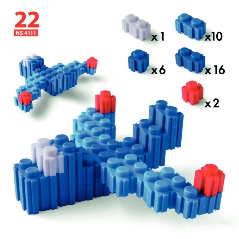 Boite de 24 fiches d'activités pour le jeu de construction mini briques