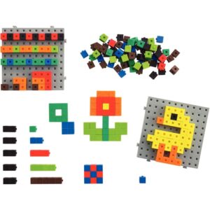 Boite de 240 mini cubes 3D 1 cm + 25 fiches