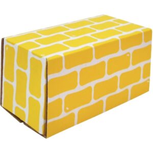 Boite de 45 briques en carton formes assorties