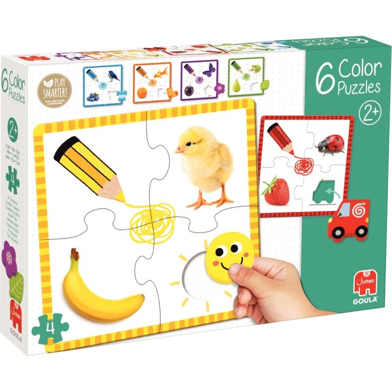 Boite de 6 Color puzzles, 30 pièces