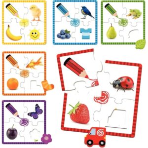 Boite de 6 Color puzzles, 30 pièces