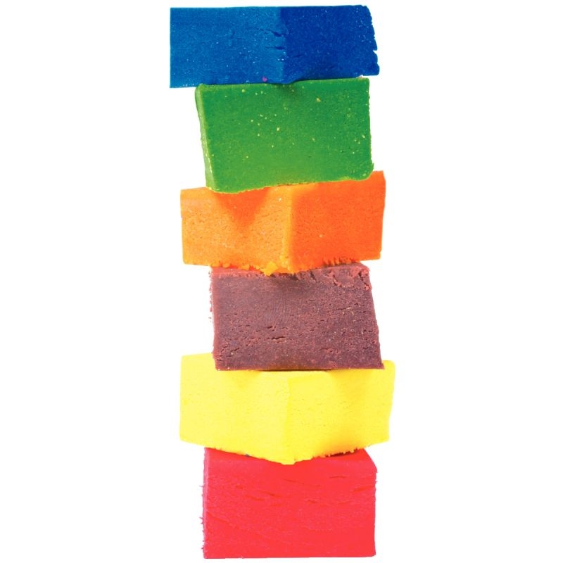 Boîte de 12 pains de 250 grammes de pâte à jouer couleurs vives assorties