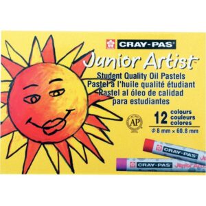 Boîte de 12 pastels Cray-pas Junior Artist assorties