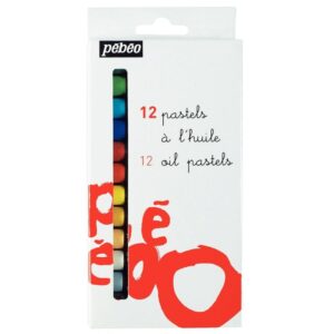 Boîte de 12 pastels à l’huile Ara couleurs assorties