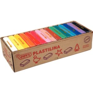 Boîte de 15 pains de 350 grammes de pâte à modeler Plastilina couleurs assorties