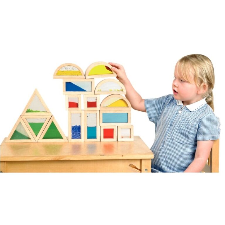 Bunblic 60x Formes 3D, Blocs Transparents Jeu Sensoriel Coloré pour Enseignement Formes Géométriques Solides pour Enfants pour Garçons Filles
