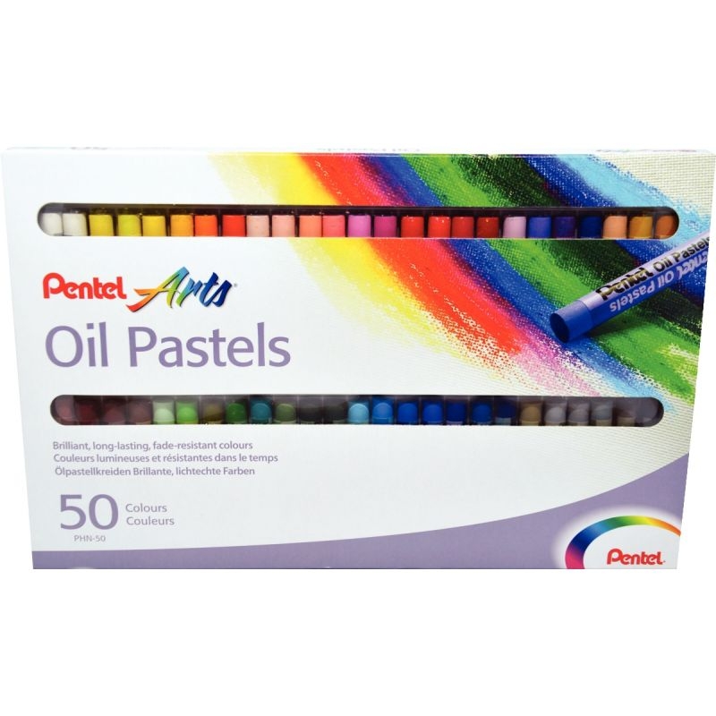 Boîte de 50 craies Pastel à l’huile diamètre 8mm
