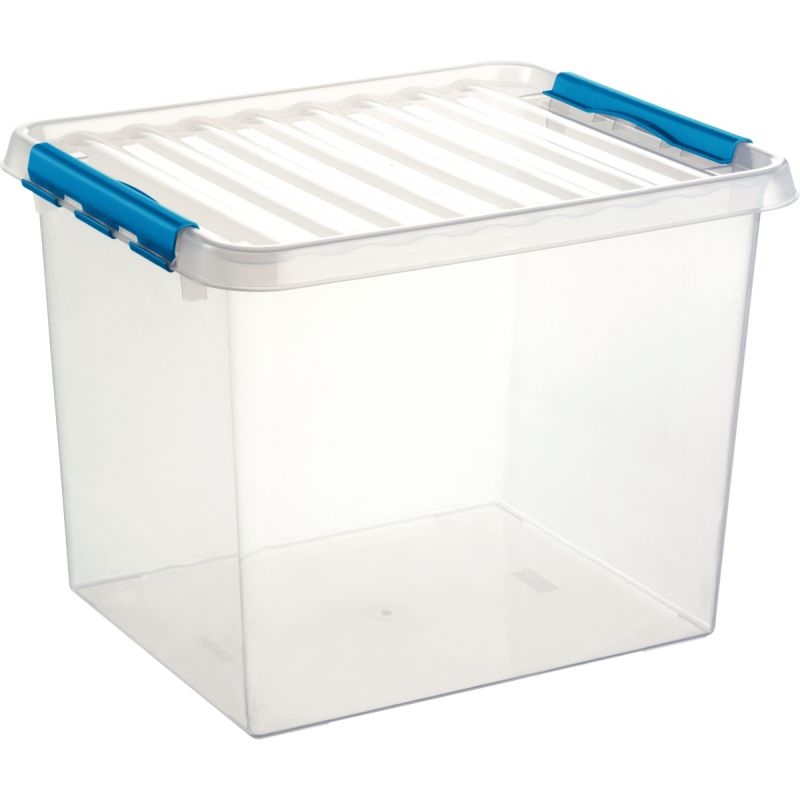 Boîte de rangement avec couvercle QLINE 52L