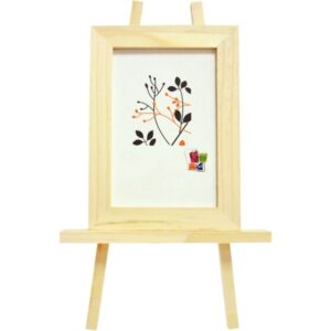 Cadre photo sur chevalet en bois