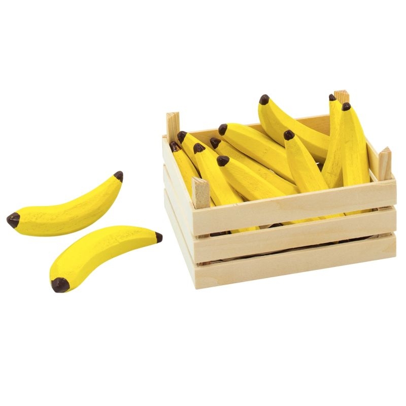 Cagette de 10 bananes en bois