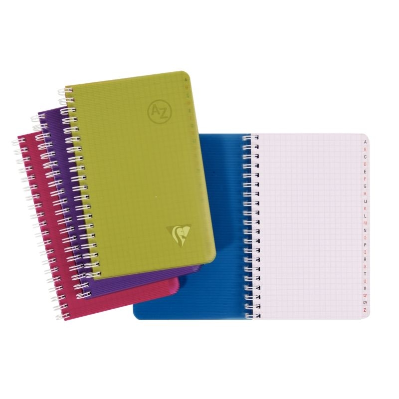 CAHIER SPIRALE 240 PAGES AVEC 5 INTERCALAIRES ,COUVERTURE RIGIDE FORMAT A4