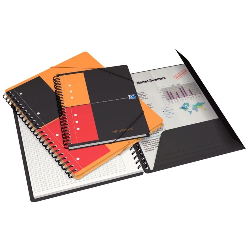 Cahier à reliure intégrale Meetingbook