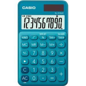 Calculatrice de poche Casio SL-310UC bleu