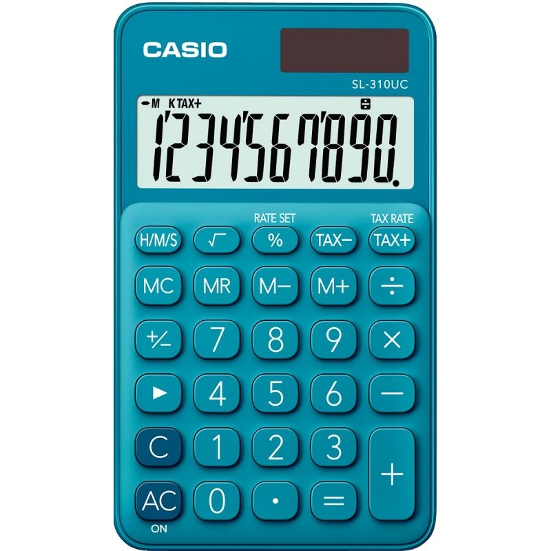 Calculatrice de poche Casio SL-310UC bleu