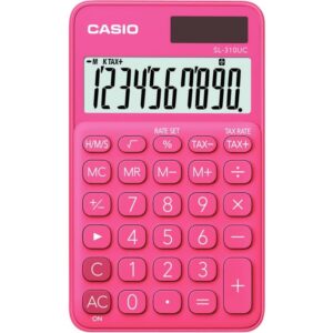 Calculatrice de poche Casio SL-310UC corail