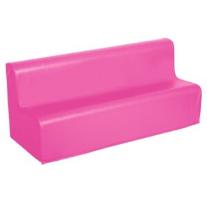 Canapé 3 places PVC fuchsia