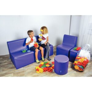 Canapé PVC violet