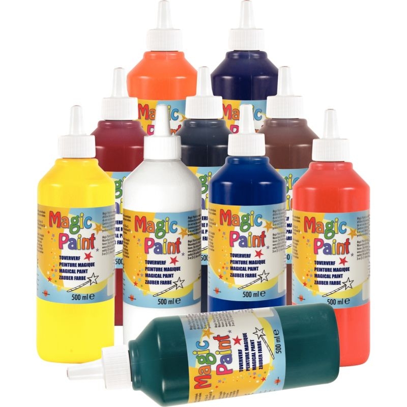 Carton de 10 flacons 500ml de peinture MAGIC PAINT