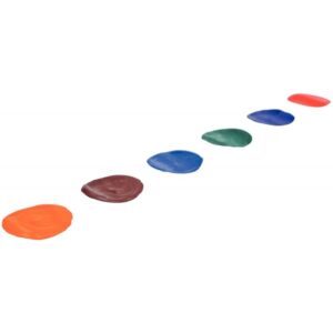 Carton de 6 flacons 1L de gouache concentrée MAJUSCULE, couleurs complémentaires