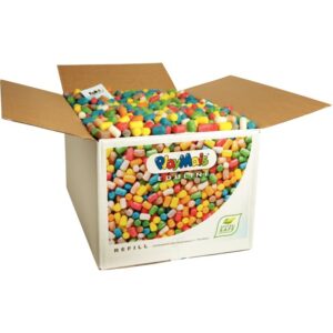 Carton XXL de 6300 flocons PLAYMAIS EDULINE REFILL couleurs assorties