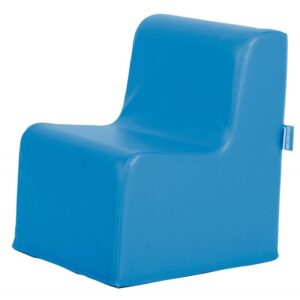 Chauffeuse housse PVC bleu