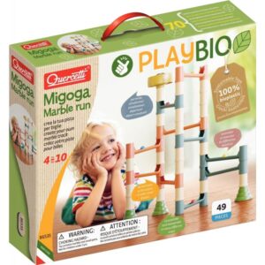 Circuit de billes Migoga PLAYBIO, 49 pièces