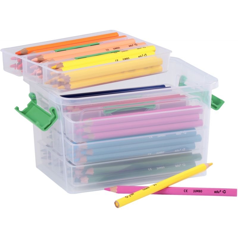 Classpack 120 crayons de couleur jumbo hexagonaux