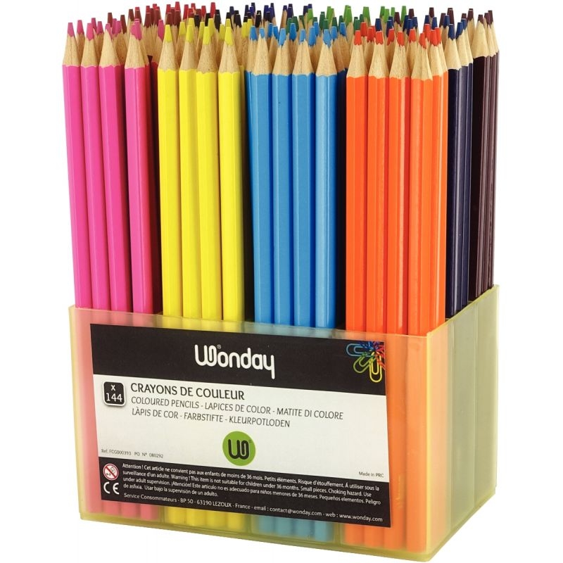 Classpack de 144 crayons de couleur